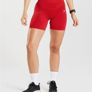Gymshark Salsa red shorts